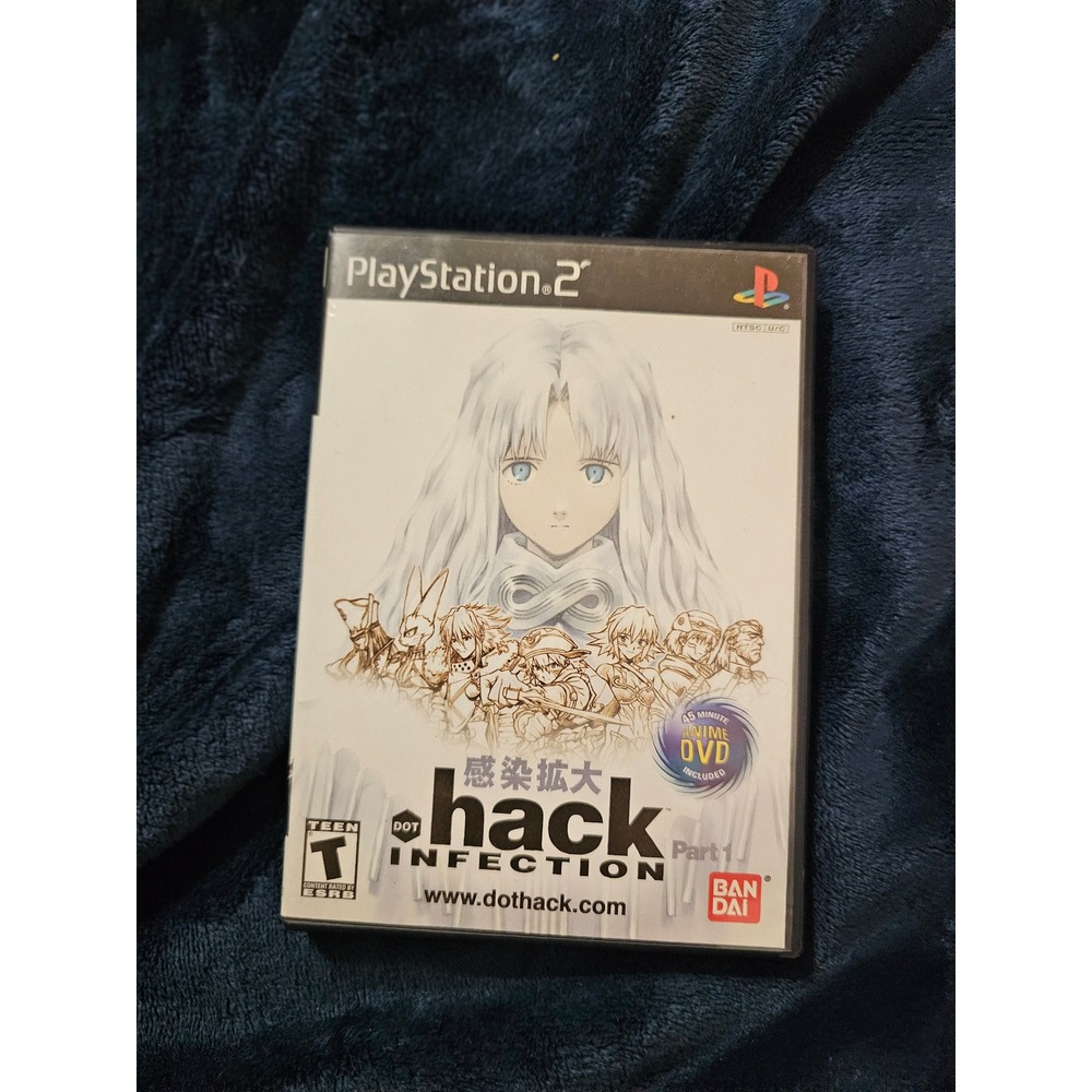 .hack Infection Part 1 Sony PlayStation 2 PS2 CIB with Anime DVD SLUS-20267